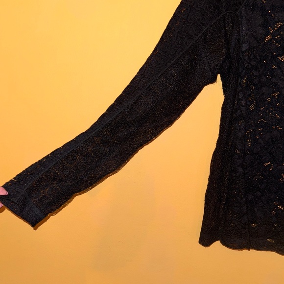 Byron Lars Black Lace Top - Picture 5 of 8